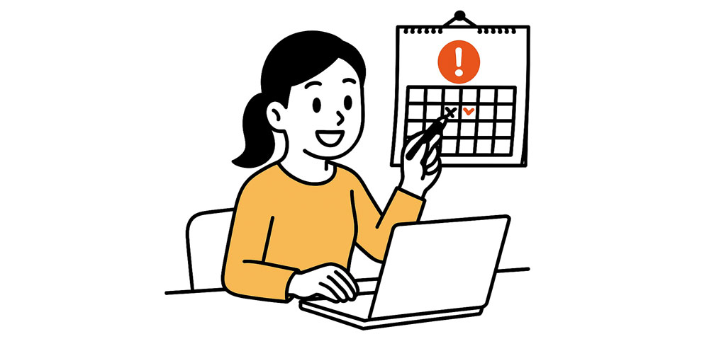 カレンダーアプリ