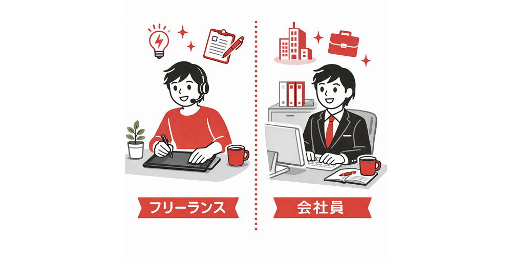 フリーランスとはどんな働き方？会社員との違い・メリット・厳しい現実までわかりやすく整理